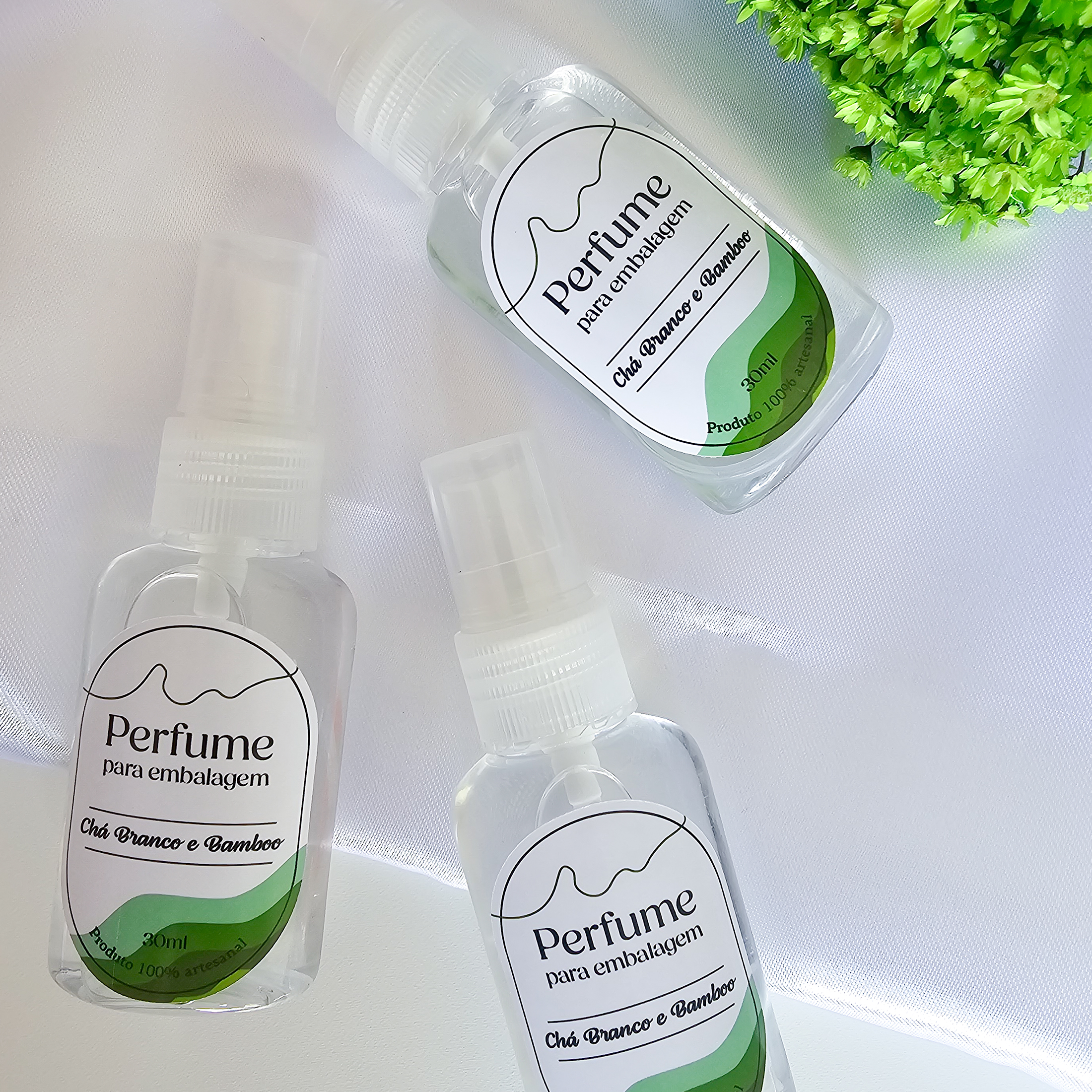 Perfume para embalagens - Chá Branco com Bambu