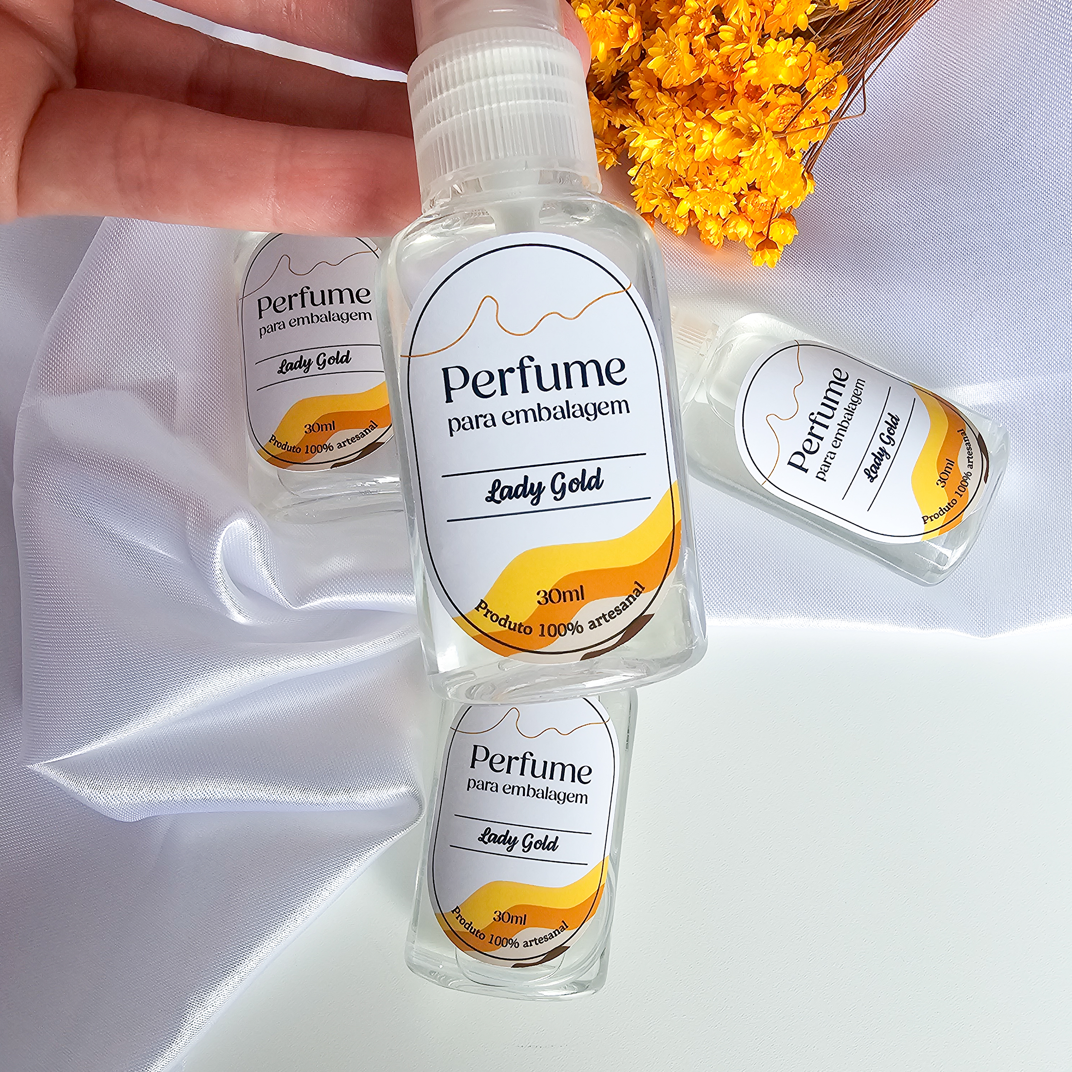 Perfume para embalagens - Lady Gold