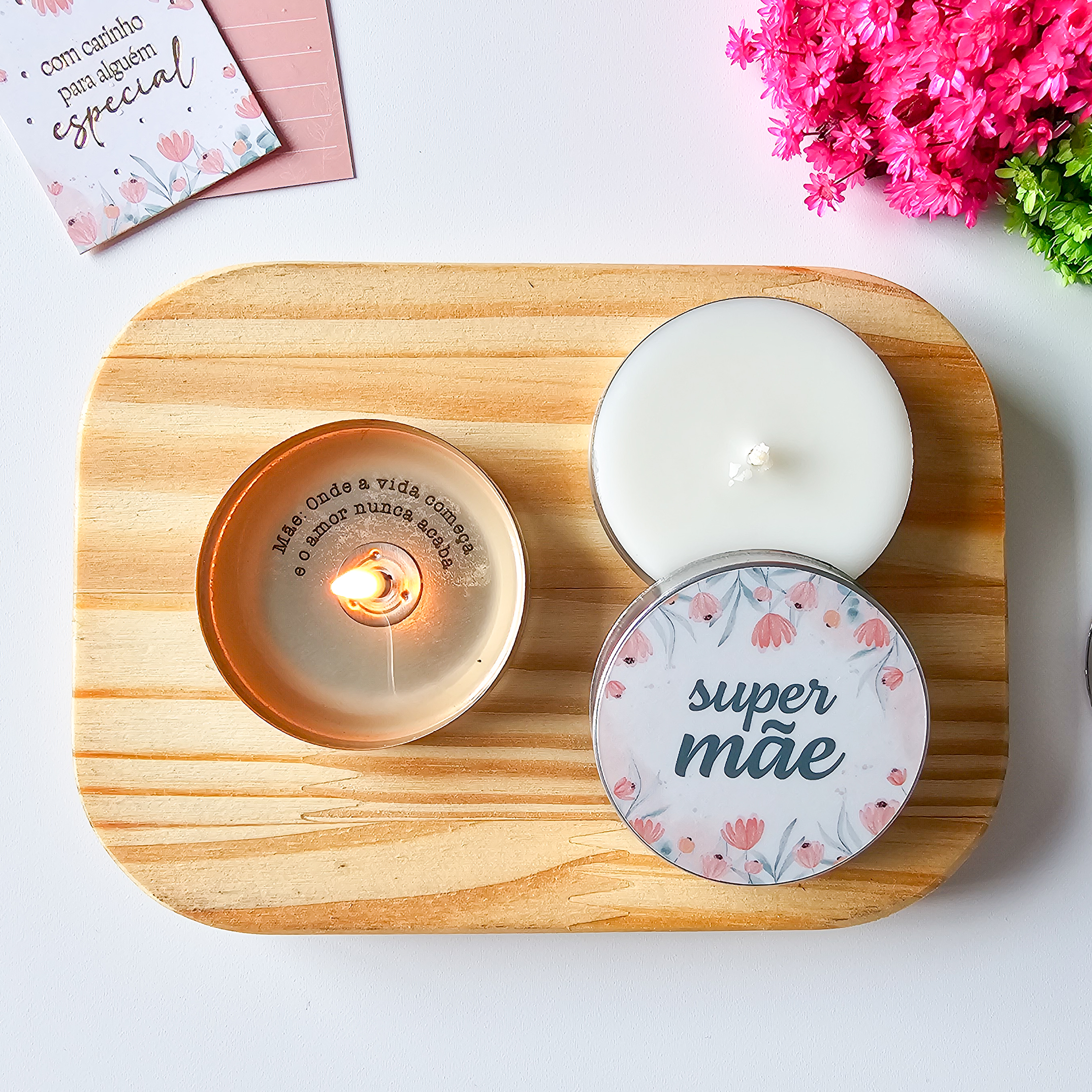 Vela aromática - "Super Mãe" - Cactus Blossom 20g