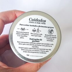 Alternative view of 24unid - Adesivos 5 cm "Cuidados com a sua vela"
